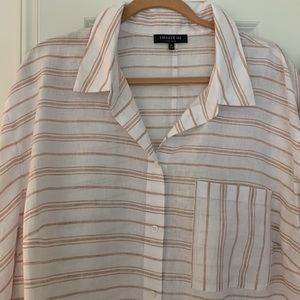 Lafayette 148 NY Malaysia Linen Tunic